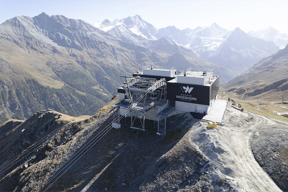 Réalisation de Millius Groupe à l'Espace Weisshorn à Zinal en 2023