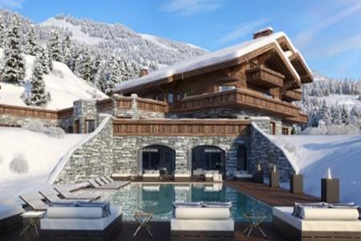 Aménagement du spa, de l'espace wellness et des salles de bains haut de gamme des Résidences Ultima à Crans-Montana par Millius Groupe.